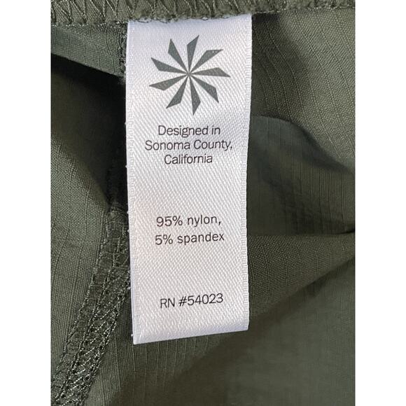 Athleta Pants Womens 2 Dark Green Trekkie Jogger 2.0 Tapered Elastic Waist - Picture 10 of 13